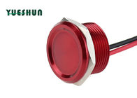 中国 25mmの取り付け穴のパネルのためのカスタマイズされたPiezo接触スイッチ赤い色 会社