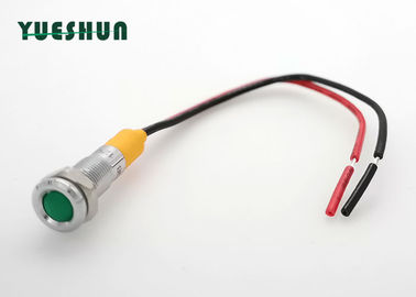 中国 ステンレス鋼のパネルの台紙LEDの表示器はワイヤーとの信号ランプ12V 24Vに金属をかぶせます 工場